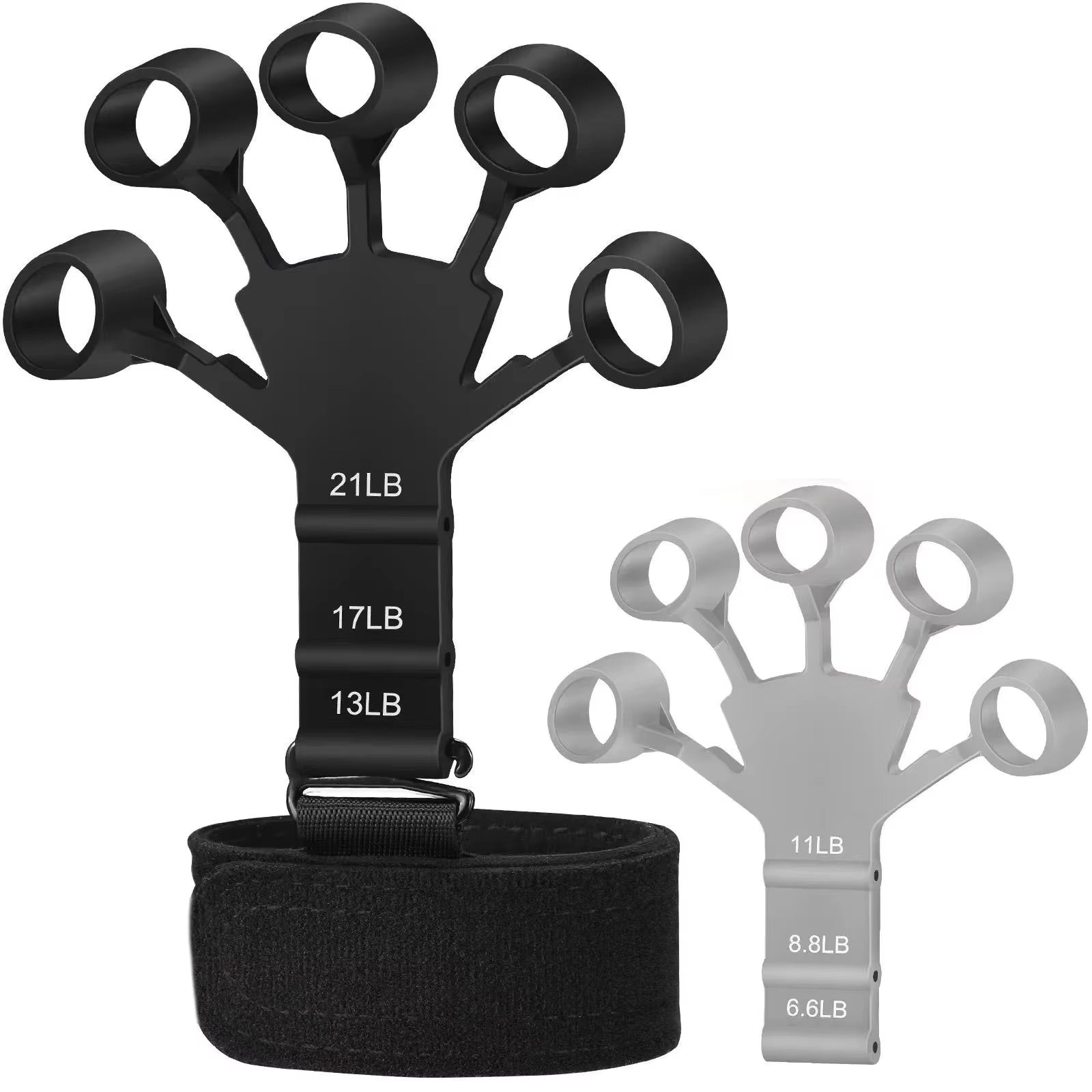 1-6Pcs Hand Grip Strengthener Physical Tools Finger Trainer Training and Exercise Gym 6Th Level Resistance Gripster Expander