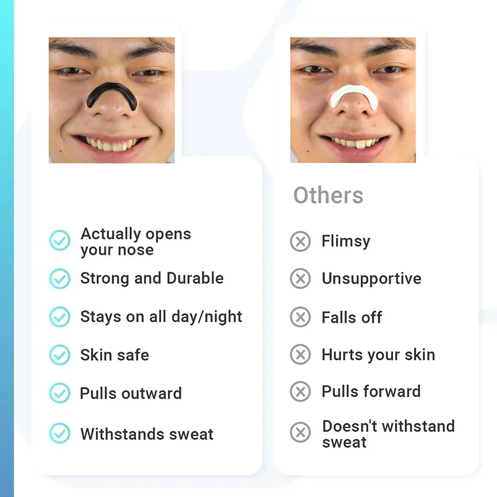 Magnetic Nasal Breathing Dilators Kits Sport Nasal Dilator Boost Oxygen Intake,Reduce Snoring,Breathing Refill Nose Clip