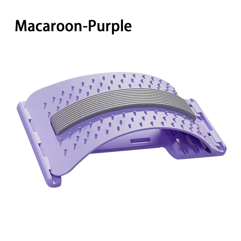 Lumbar Soothing Device, Lumbar Stretching Massager, Yoga Spine Correction, Hump Back Exercise and Stretching Equipment